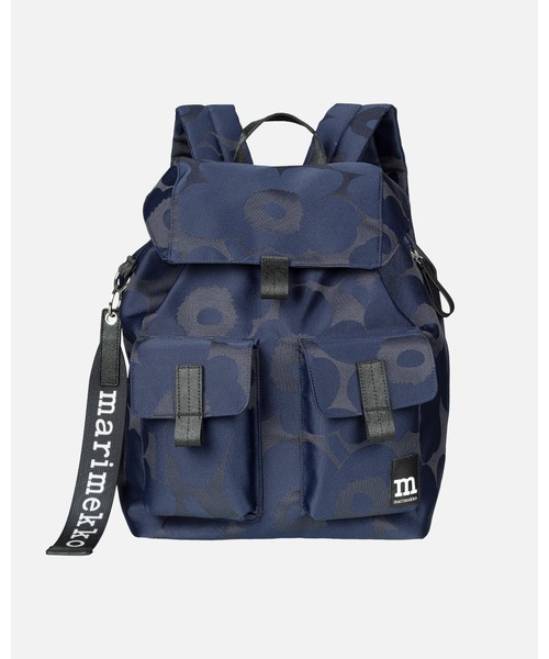 marimekko(マリメッコ)の「Unikko / Everything Backpack L(バックパック/リュック・レディース・ネイビー・FREE)」の1枚目の写真