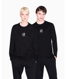 【A|X アルマーニ エクスチェンジ】ICON 長袖クルーネックTシャツ/SLIM