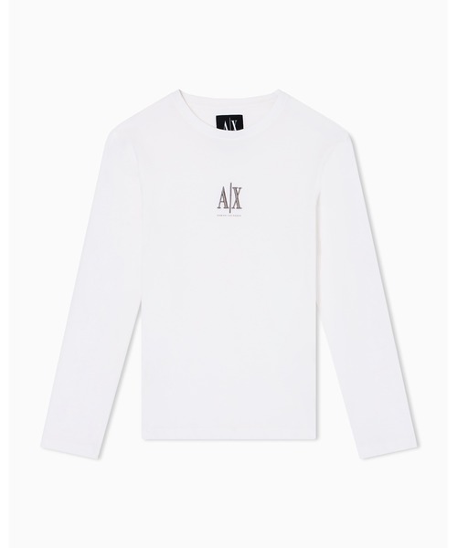 ARMANI EXCHANGE(アルマーニエクスチェンジ)の「【A|X アルマーニ エクスチェンジ】ICON 長袖クルーネックTシャツ/SLIM(Tシャツ/カットソー・メンズ・ブラック/ホワイト・XX-LARGE/X-SMALL/X-LARGE/SMALL/MEDIUM/LARGE)」の17枚目の写真