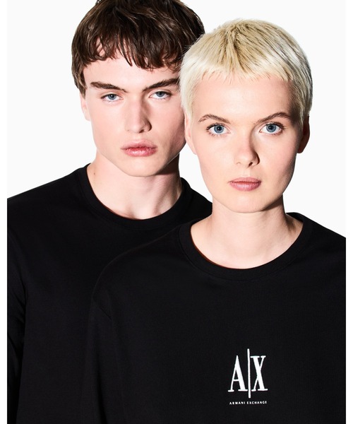 ARMANI EXCHANGE(アルマーニエクスチェンジ)の「【A|X アルマーニ エクスチェンジ】ICON 長袖クルーネックTシャツ/SLIM(Tシャツ/カットソー・メンズ・ブラック/ホワイト・XX-LARGE/X-SMALL/X-LARGE/SMALL/MEDIUM/LARGE)」の18枚目の写真