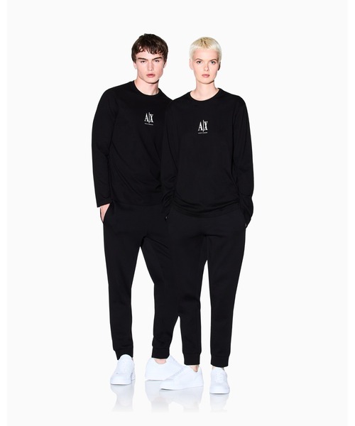 ARMANI EXCHANGE(アルマーニエクスチェンジ)の「【A|X アルマーニ エクスチェンジ】ICON 長袖クルーネックTシャツ/SLIM(Tシャツ/カットソー・メンズ・ブラック/ホワイト・XX-LARGE/X-SMALL/X-LARGE/SMALL/MEDIUM/LARGE)」の20枚目の写真