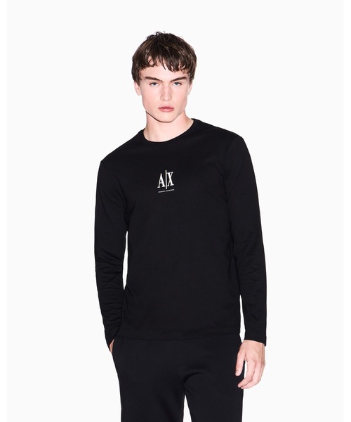 ARMANI EXCHANGE(アルマーニエクスチェンジ)の「【A|X アルマーニ エクスチェンジ】ICON 長袖クルーネックTシャツ/SLIM(Tシャツ/カットソー・メンズ・ブラック/ホワイト・XX-LARGE/X-SMALL/X-LARGE/SMALL/MEDIUM/LARGE)」の21枚目の写真