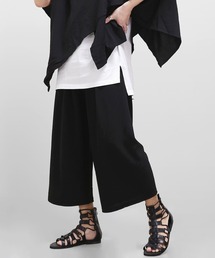 クロップドワイドパンツ ルーズイージーパンツ