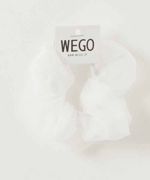 WEGO(ウィゴー)の「WEGO/透けシアーシュシュ(シュシュ・レディース・ブラウン/ベージュ/ホワイト/ブラック・FREE)」の1枚目の写真
