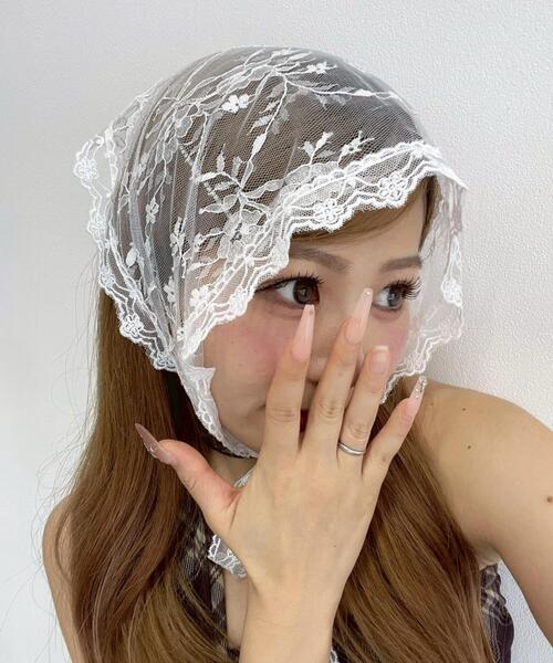 WEGO(ウィゴー)の「WEGO/レースバブーシュカ(その他ヘアアクセサリー・レディース・その他1・FREE)」の2枚目の写真