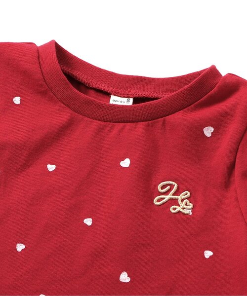apres les cours(アプレレクール)の「裾スカラップTシャツ(Tシャツ/カットソー・キッズ・ブラック/その他2/アイボリー/レッド・100/90/80/120/130/110/140)」の7枚目の写真