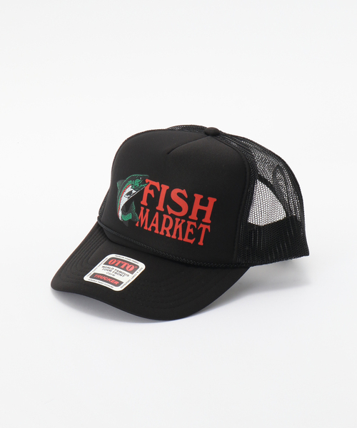 JOURNAL STANDARD(ジャーナルスタンダード)の「FISH MARKET / フィッシュマーケット CAP(キャップ・メンズ・ブラック・FREE)」の1枚目の写真