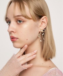 RIBBON P/EARRING リボン ピアス