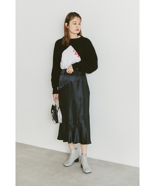 mici(ミチ)の「(mici)エスカルゴスカート(スカート・レディース・ネイビー/ブルー・SMALL/MEDIUM)」の5枚目の写真