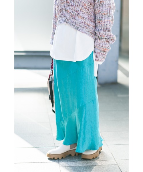 mici(ミチ)の「(mici)エスカルゴスカート(スカート・レディース・ネイビー/ブルー・SMALL/MEDIUM)」の9枚目の写真