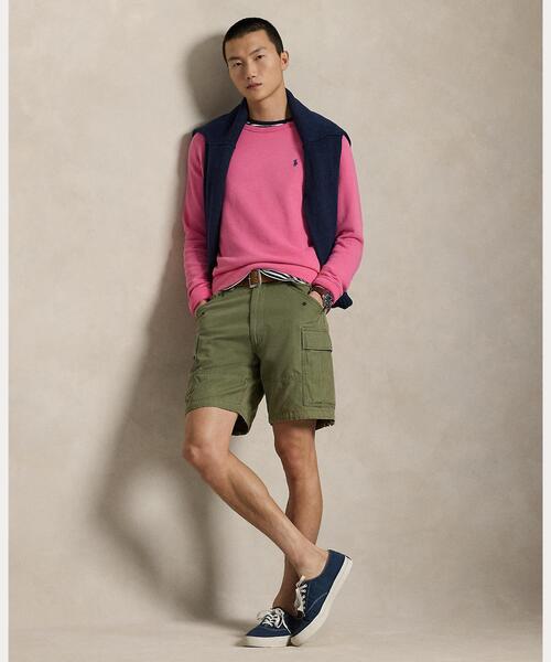 POLO RALPH LAUREN(ポロ ラルフ ローレン)の「フレンチ テリー スウェットシャツ(スウェット・メンズ・ピンク・S/M/L/XL/XS/XXL)」の3枚目の写真