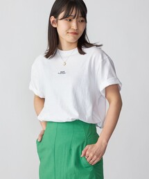 SHIPS | 【WEB限定】SHIPS: STYLISH STANDARD ミニ ロゴ 刺繍 Tシャツ(Tシャツ/カットソー)