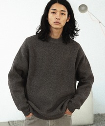 WYM LIDNM | MELANGE AZE LOOSE KNIT(ニット/セーター)