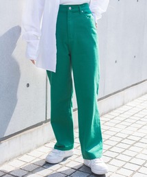 WEGO | WEGO/【マルチサイズ】ハイウエストストレートパンツ(デニムパンツ)