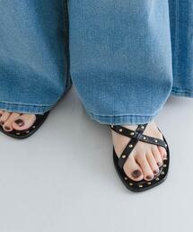 CORSO ROMA,9 | CORSO ROMA, 9 STUDS SANDAL(サンダル)