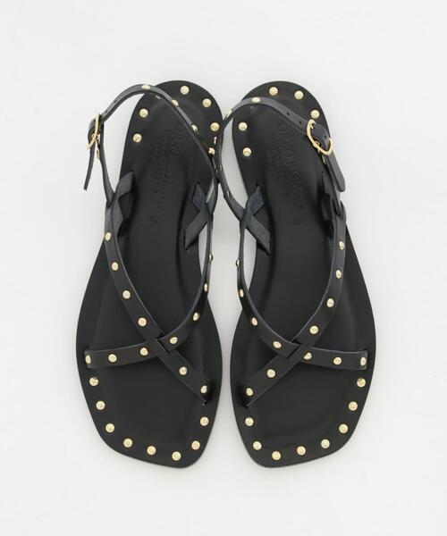 CORSO ROMA,9(コルソローマ)の「CORSO ROMA, 9 STUDS SANDAL(サンダル・レディース・ブラック・36/37/38)」の8枚目の写真