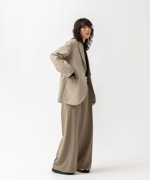 CITEN(シテン)の「<CITEN>マーベルト ワイドパンツ(その他パンツ・レディース・ダークグレー/モカ・S/M)」の15枚目の写真
