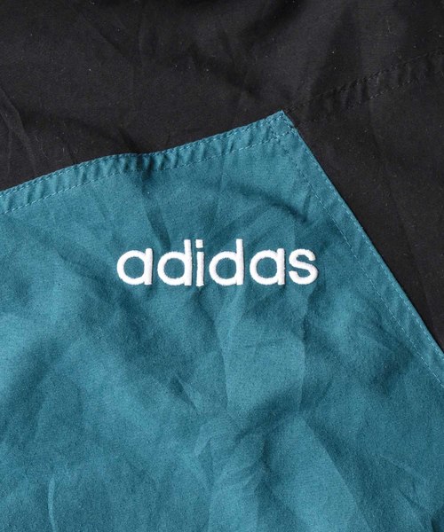 adidas(アディダス)の「【ヴィンテージ古着】adidas/アディダス フルジップジャケット(ナイロンジャケット・メンズ・グリーン・LARGE)」の5枚目の写真