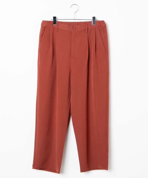 WEGO(ウィゴー)の「WEGO/セミワイドスラックス(スラックス・メンズ・ベージュ/ブラック/ダークオレンジ・SMALL/LARGE/MEDIUM)」の6枚目の写真