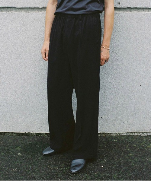 LIDNM(リドム)の「CROCHET BLADE WOOL PNT(その他パンツ・メンズ・ブラック系その他・LARGE/MEDIUM/SMALL)」の1枚目の写真