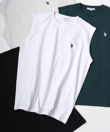 U.S. POLO ASSN. | U.S. POLO ASSN./ユーエスポロアッスン 別注 オーバーサイズ ワンポイント刺繍 ノースリーブシャツ タンクトップ(タンクトップ)
