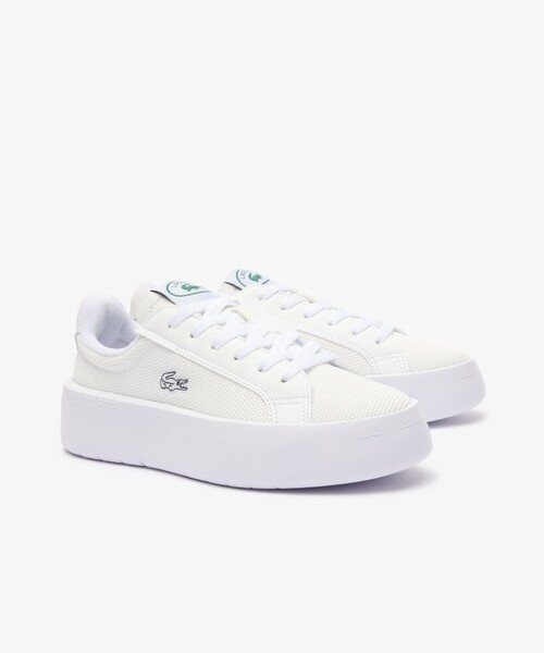 LACOSTE(ラコステ)の「ウィメンズ CARNABY PLAT LT 124 2 SFA(スニーカー・レディース・ホワイト・22.5cm/23.5cm/24.0cm/24.5cm/23.0cm)」の1枚目の写真