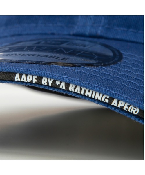 AAPE BY A BATHING APE(エーエイプバイアベイシングエイプ)の「AAPE X NEWERA CAP(キャップ・メンズ・ブラック/ブルー系その他2・FREE)」の7枚目の写真