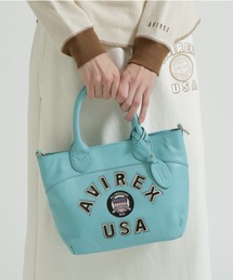 AVIREX | VARSITY LEATHER MINI TOTE BAG/バーシティー レザー ミニ トートバッグ(トートバッグ)