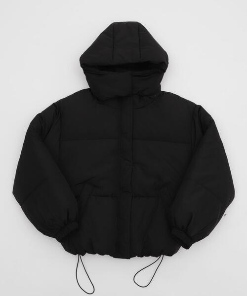 WEGO(ウィゴー)の「WEGO/2WAYフードパファーブルゾン(ダウンジャケット/コート・レディース・アイボリー/ブラック・SMALL/MEDIUM)」の20枚目の写真