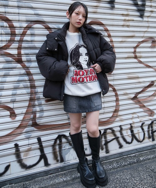 WEGO(ウィゴー)の「WEGO/2WAYフードパファーブルゾン(ダウンジャケット/コート・レディース・アイボリー/ブラック・SMALL/MEDIUM)」の16枚目の写真