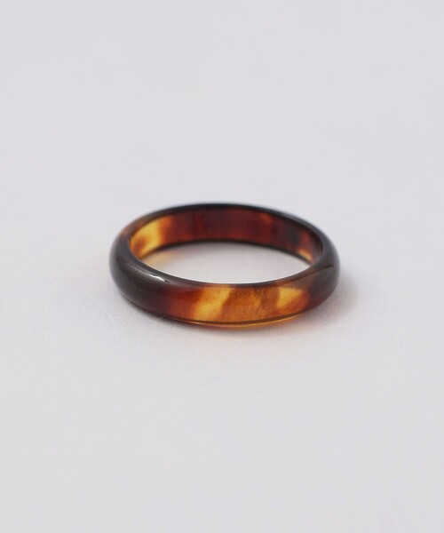 Steven Alan(スティーブンアラン)の「<大澤鼈甲> 4MM BARA RING/リング(リング・メンズ・ブラウン・14/18/16/20)」の1枚目の写真