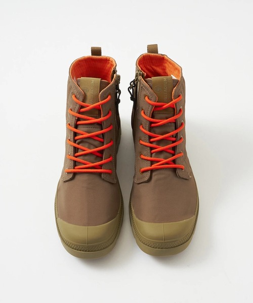PALLADIUM(パラディウム)の「PALLADIUM/パラディウム PAMPA HI SEEKER LITE WP+(スニーカー・メンズ・ブラック/タン・23cm/23.5cm/24cm/24.5cm/25cm/26cm/26.5cm/27cm/27.5cm/28cm)」の6枚目の写真
