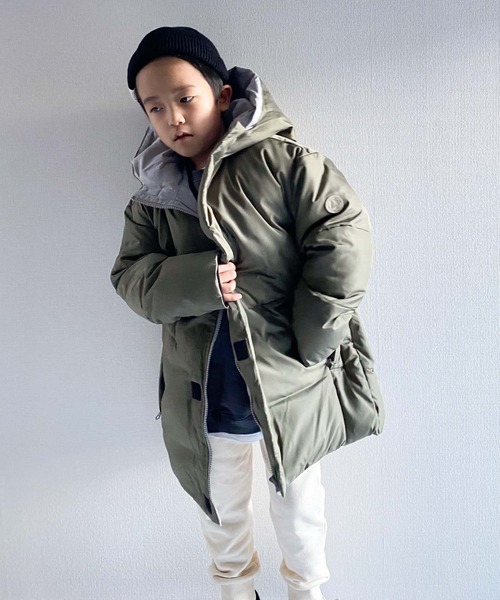 CIAOPANIC TYPY(チャオパニックティピー)の「【KIDS】ボリュームハイネック中綿ジャケット(その他アウター・キッズ・ブラック/カーキ・SMALL/MEDIUM/LARGE/X-LARGE/XX-LARGE)」の17枚目の写真