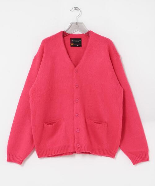 TOWNCRAFT(タウンクラフト)の「TOWNCRAFT SOLID SHAGGY CARDIGAN(カーディガン/ボレロ・メンズ・チャコールグレー/ネイビー/グレー/ピンク・MEDIUM/LARGE)」の1枚目の写真