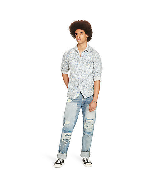 Denim & Supply Ralph Lauren(デニムアンドサプライラルフローレン)の「フローラルプリント コットン ワークシャツ(シャツ/ブラウス・メンズ・ホワイト系その他・X-SMALL/MEDIUM/LARGE/SMALL/X-LARGE)」の2枚目の写真