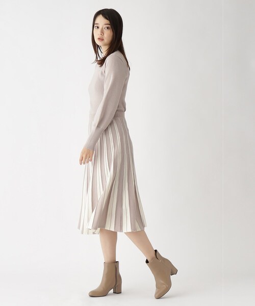 index(インデックス)の「◆【低反発クッション/6cmヒール】フェイクレザーショートブーツ(ブーツ・レディース・ベージュ/ブラック・02/01/03)」の16枚目の写真