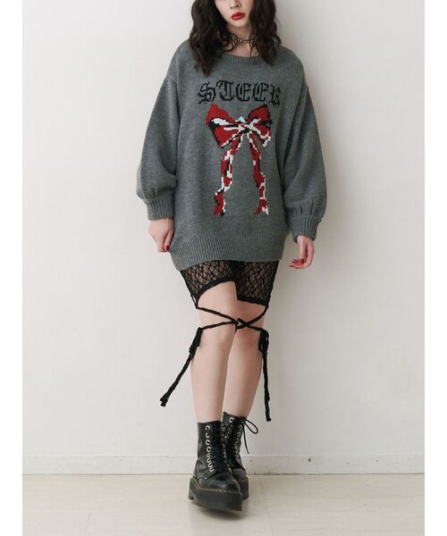 jouetie(ジュエティ)の「ストレッチレースアップバイカーパンツ(その他パンツ・レディース・オフホワイト/ブラック・MEDIUM)」の7枚目の写真