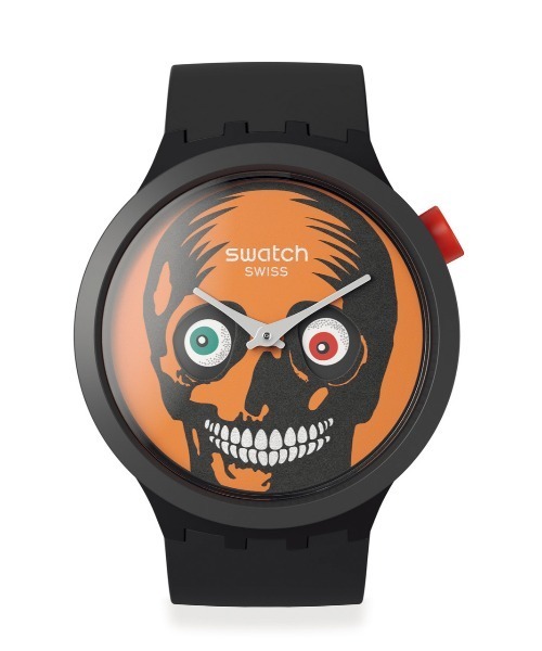 SWATCH(スウォッチ)の「IT'S SPOOKY TIME(アナログ腕時計・メンズ・ブラック・FREE)」の1枚目の写真