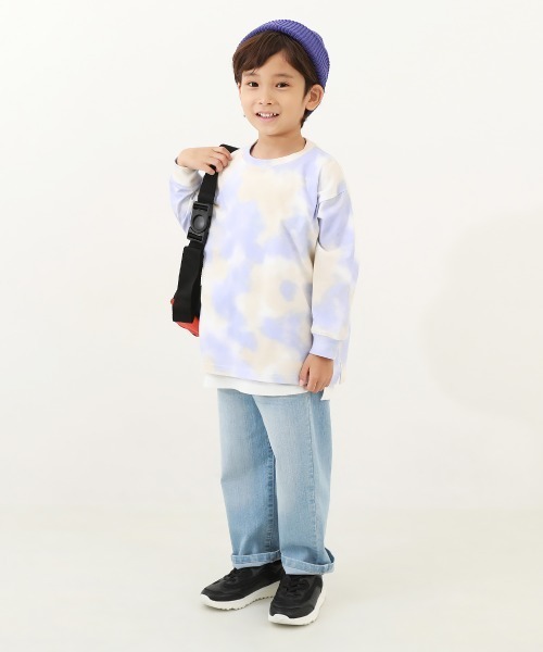 devirock(デビロック)の「楽デニム ルーズストレートパンツ(デニムパンツ・キッズ・ワンウォッシュ/ブルー系9/ネイビー/サックスブルー系1・100cm/130cm/140cm/120cm/150cm/110cm/160cm)」の8枚目の写真