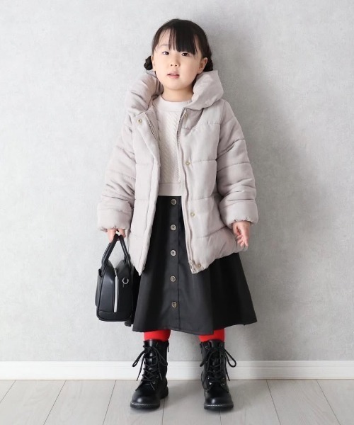 ikka(イッカ)の「フクレジャカードドッキングスカートワンピース(120~160cm)(ワンピース・キッズ・ブラック/ベージュ・120/130/140/150/160)」の15枚目の写真