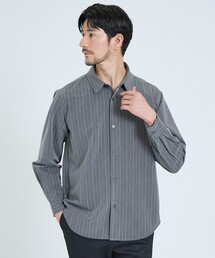 ABAHOUSE GRAY | 【定番】レギュラーカラーストライプシャツ(シャツ/ブラウス)