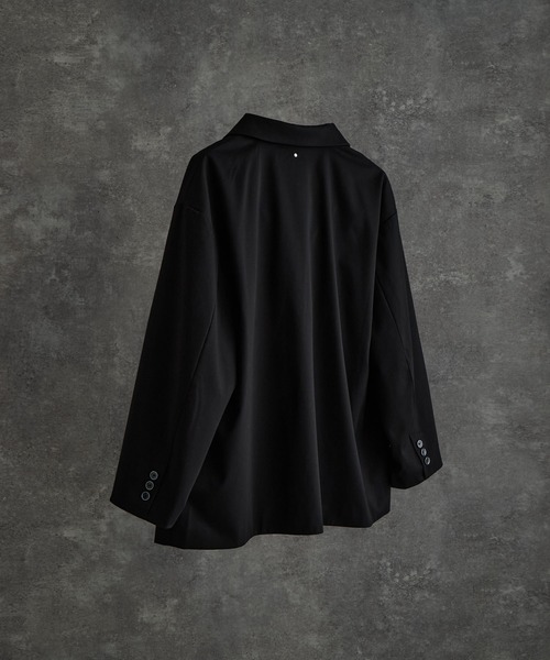 ADRER(アドラー)の「TR w cloth loose tailored double jacket / TRダブルクロスルーズテーラードダブルジャケット(テーラードジャケット・メンズ・ブラック/ブラウン系1/グレー/ブラック系1/ブラック系2・XS/S/M/L)」の12枚目の写真