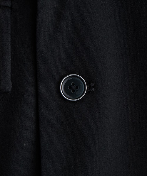 ADRER(アドラー)の「TR w cloth loose tailored double jacket / TRダブルクロスルーズテーラードダブルジャケット(テーラードジャケット・メンズ・ブラック/ブラウン系1/グレー/ブラック系1/ブラック系2・XS/S/M/L)」の13枚目の写真