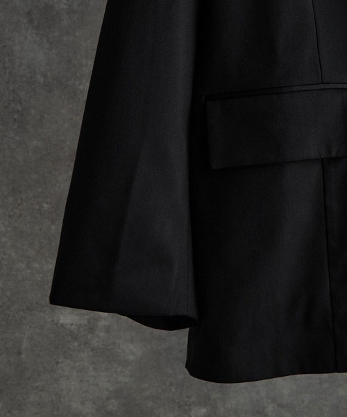 ADRER(アドラー)の「TR w cloth loose tailored double jacket / TRダブルクロスルーズテーラードダブルジャケット(テーラードジャケット・メンズ・ブラック/ブラウン系1/グレー/ブラック系1/ブラック系2・XS/S/M/L)」の9枚目の写真