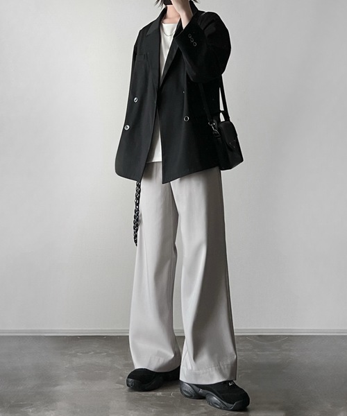 ADRER(アドラー)の「TR w cloth loose tailored double jacket / TRダブルクロスルーズテーラードダブルジャケット(テーラードジャケット・メンズ・ブラック/ブラウン系1/グレー/ブラック系1/ブラック系2・XS/S/M/L)」の20枚目の写真