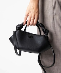 GANNI | GANNI Ganni Bou Bag Mini Grained ガニー ボウバッグ ミニ ハンドバッグ(ハンドバッグ)