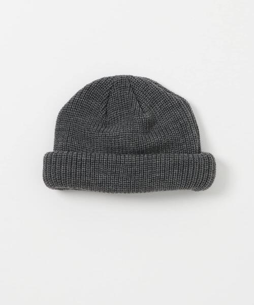 KIJIMA TAKAYUKI(キジマ タカユキ)の「KIJIMA TAKAYUKI KNIT DECK CAP(ニットキャップ/ビーニー・メンズ・グレー/ブラック/オレンジ・ONE)」の1枚目の写真