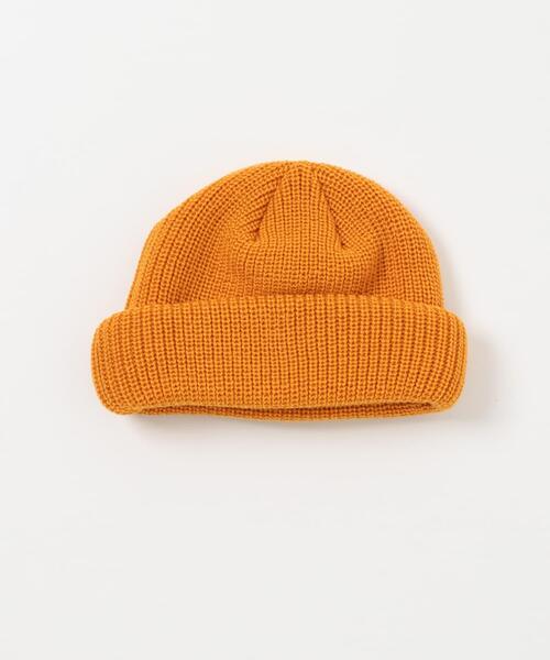KIJIMA TAKAYUKI(キジマ タカユキ)の「KIJIMA TAKAYUKI KNIT DECK CAP(ニットキャップ/ビーニー・メンズ・グレー/ブラック/オレンジ・ONE)」の5枚目の写真