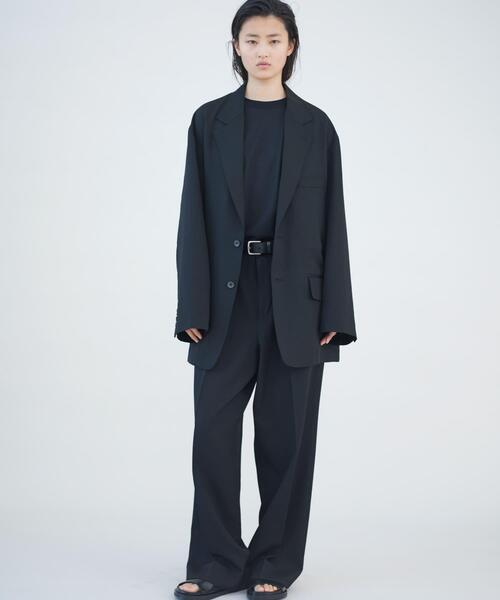 URBAN RESEARCH(アーバンリサーチ)の「new basic HIGH TWIST WOOL TROUSER(その他パンツ・メンズ・ブラック/チェック・MEDIUM/LARGE/X-LARGE)」の3枚目の写真