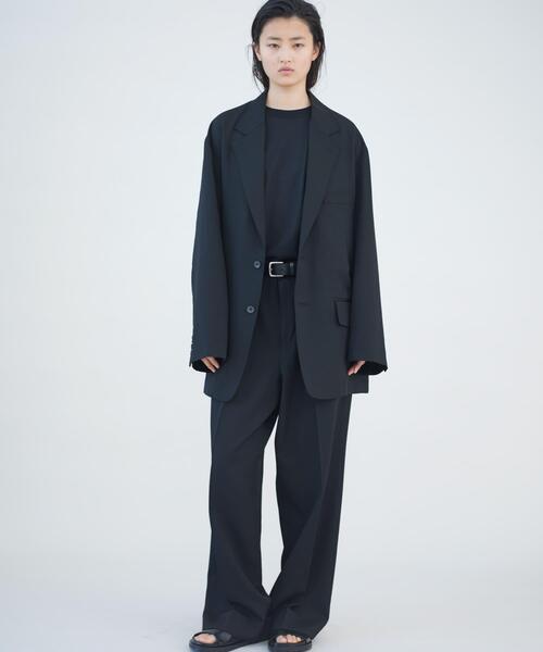 URBAN RESEARCH(アーバンリサーチ)の「new basic HIGH TWIST WOOL TROUSER(その他パンツ・メンズ・ブラック/チェック・MEDIUM/LARGE/X-LARGE)」の4枚目の写真